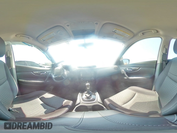 2017 Nissan Rogue S with VIN JN8AT2MV6HW006332, listed as a Copart auction lot 60634955 with Not provided miles and Salvage title. Bid and sale history available at DreamBid. Image 16.