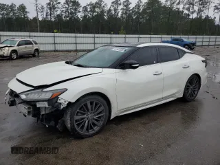 2019 Nissan Maxima Platinum z VIN 1N4AA6AV8KC384230, wystawiony jako Copart lot #41802025 z przebiegiem 94 353 mil mil oraz Szkody całkowita. Historia ofert i sprzedaży dostępna na DreamBid. Obrazek 1.