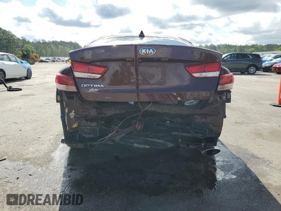 2018 Kia Optima LX with VIN 5XXGT4L32JG266820, listed as a Copart auction lot 56457175 with 89,960 mi miles and Salvage title. Bid and sale history available at DreamBid. Image 6.