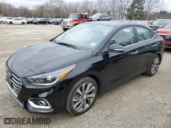 2019 Hyundai Accent Limited with VIN 3KPC34A35KE073086, listed as a Copart auction lot 46021413 with 2,391 mi miles. Bid and sale history available at carsss.com. Image 1.
