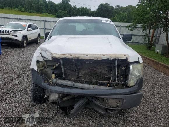 2013 Ford F-150 XL with VIN 1FTEX1EM0DFB88427, listed as a Copart auction lot 61206235 with 196,311 mi miles and Salvage title. Bid and sale history available at DreamBid. Image 5.