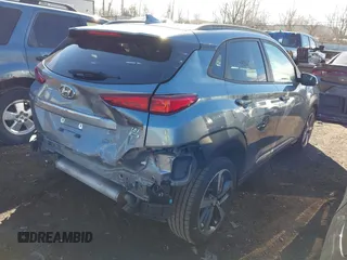 2019 Hyundai Kona Limited with VIN KM8K3CA58KU251819, listed as a IAAI auction lot 41811078 with 62,171 mi miles and . Bid and sale history available at DreamBid. Image 4.