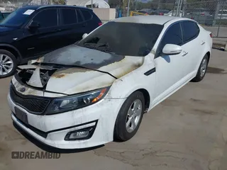 2015 Kia Optima LX with VIN 5XXGM4A78FG464232, listed as a IAAI auction lot 42097937 with Not Provided miles and . Bid and sale history available at DreamBid. Image 2.