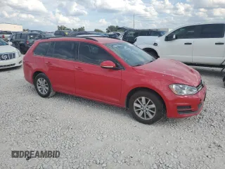 2016 Volkswagen Golf SportWagen S with VIN 3VWA17AU9GM507320, listed as a Copart auction lot 72598424 with 0 mi miles and Salvage Title. Bid and sale history available at carsss.com. Image 4.
