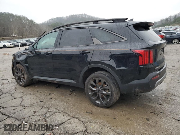 2023 Kia Sorento X-Line SX Prestige with VIN 5XYRKDLF9PG224459, listed as a Copart auction lot 85465904 with 25,136 mi miles and Salvage Title. Bid and sale history available at DreamBid. Image 2.