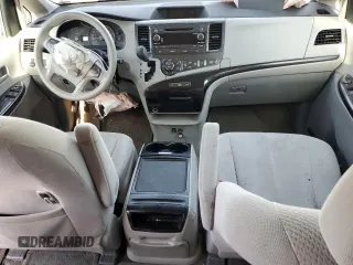 2013 Toyota Sienna LE AAS with VIN 5TDKK3DC8DS285333, listed as a Copart auction lot 54120625 with 136,389 mi miles and Salvage title. Bid and sale history available at DreamBid. Image 8.