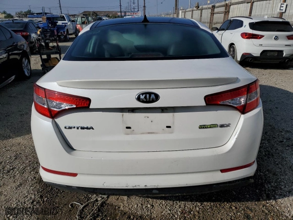 2013 Kia Optima Hybrid EX with VIN KNAGM4AD0D5054786, listed as a Copart auction lot 49145465 with 254,332 mi miles and Clean Title. Bid and sale history available at carsss.com. Image 6.