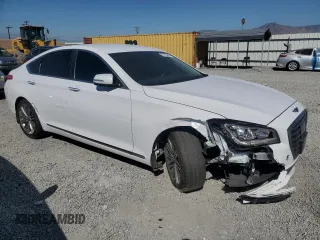 2019 Genesis G80 3.8L with VIN KMTFN4JE3KU309892, listed as a Copart auction lot 74753244 with 38,760 mi miles and Salvage Title. Bid and sale history available at carsss.com. Image 4.