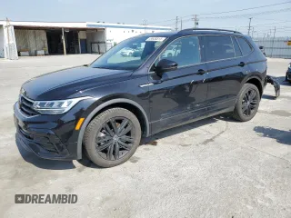 2022 Volkswagen Tiguan SE R-Line Black with VIN 3VVCB7AX0NM140986, listed as a Copart auction lot 49638515 with 36,685 mi miles and Salvage Title. Bid and sale history available at DreamBid. Image 1.