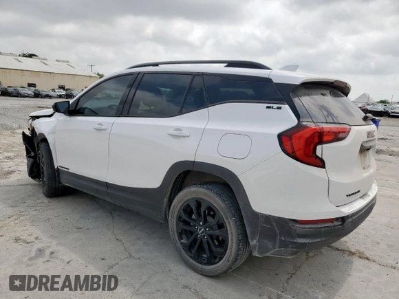 2020 GMC Terrain SLE with VIN 3GKALMEV9LL273196, listed as a Copart auction lot 57219035 with 128,763 mi miles and Salvage title. Bid and sale history available at DreamBid. Image 2.