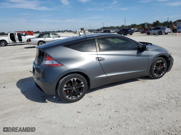 2015 Honda CR-Z with VIN JHMZF1D47FS000761, listed as a Copart auction lot 43000845 with 69,321 mi miles and Salvage Title. Bid and sale history available at carsss.com. Image 3.