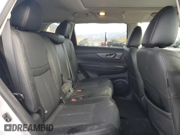 2016 Nissan Rogue SL with VIN 5N1AT2MT0GC744715, listed as a Copart auction lot 51742325 with 52,052 mi miles and Salvage Title. Bid and sale history available at carsss.com. Image 12.