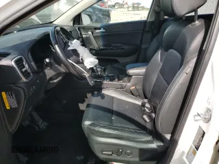 2019 Kia Sportage EX with VIN KNDPNCAC7K7492644, listed as a Copart auction lot 48741835 with 76,306 mi miles and Salvage Title. Bid and sale history available at carsss.com. Image 7.
