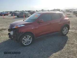 2014 Nissan Juke S with VIN JN8AF5MR2ET350393, listed as a Copart auction lot 55143745 with 154,725 mi miles and Salvage Title. Bid and sale history available at DreamBid. Image 1.