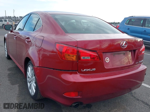 2006 Lexus IS 250 with VIN JTHCK262562006254, listed as a IAAI auction lot 41697815 with 80,994 mi miles and . Bid and sale history available at DreamBid. Image 3.