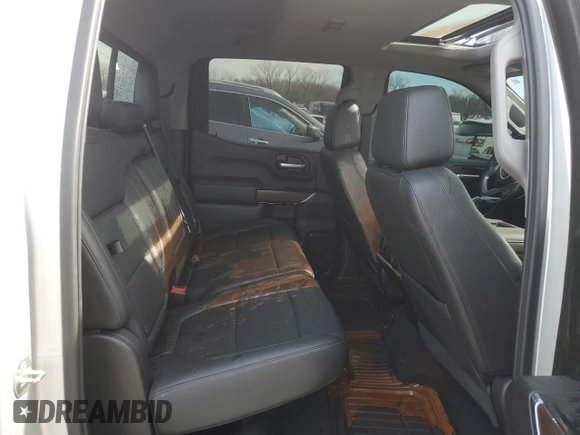 2019 GMC Sierra 1500 SLT z VIN 1GTU9DED5KZ281737, wystawiony jako Copart lot #43810515 z przebiegiem 80 843 mil mil oraz Szkoda całkowita • Salvage title. Historia ofert i sprzedaży dostępna na DreamBid. Obrazek 10.