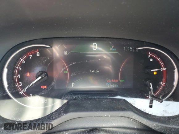 2023 Toyota RAV4 XLE with VIN 2T3P1RFV1PC380881, listed as a Copart auction lot 56160425 with 37,628 mi miles and Salvage title. Bid and sale history available at DreamBid. Image 9.
