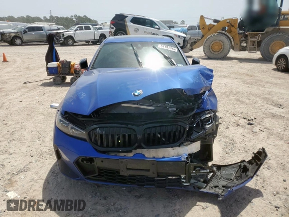2023 BMW 3 Series 330i with VIN 3MW69FF00P8D04288, listed as a Copart auction lot 57181315 with 35,461 mi miles and Salvage title. Bid and sale history available at DreamBid. Image 5.
