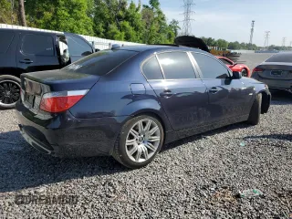 2007 BMW 5 Series 550i with VIN WBANB53587CP08507, listed as a Copart auction lot 51132315 with 119,841 mi miles and Salvage Title. Bid and sale history available at DreamBid. Image 3.
