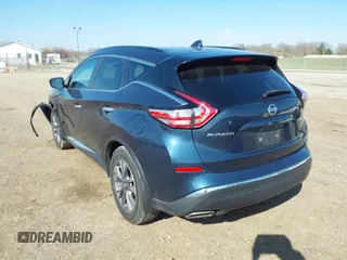 2016 Nissan Murano SL z VIN 5N1AZ2MH6GN143047, wystawiony jako IAAI lot #41920270 z przebiegiem 158 518 mil mil oraz . Historia ofert i sprzedaży dostępna na DreamBid. Obrazek 3.