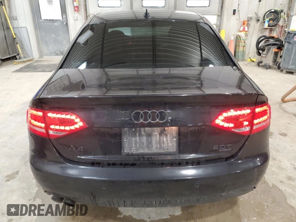 2011 Audi A4 2.0T Premium Plus with VIN WAUHFAFL0BN027050, listed as a Copart auction lot 43478465 with 83,594 mi miles and Salvage Title. Bid and sale history available at carsss.com. Image 6.