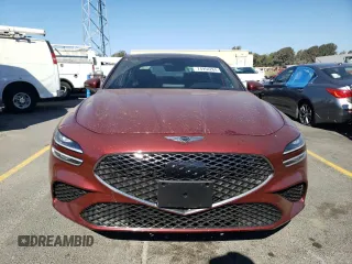 2024 Genesis G70 2.5T with VIN KMTG34SC0RU137404, listed as a Copart auction lot 74954264 with 2,500 mi miles and Salvage Title. Bid and sale history available at carsss.com. Image 5.