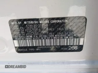 2016 Mitsubishi Outlander ES z VIN JA4AD2A30GZ051821, wystawiony jako IAAI lot #42283059 z przebiegiem 147 745 mil mil oraz . Historia ofert i sprzedaży dostępna na DreamBid. Obrazek 9.