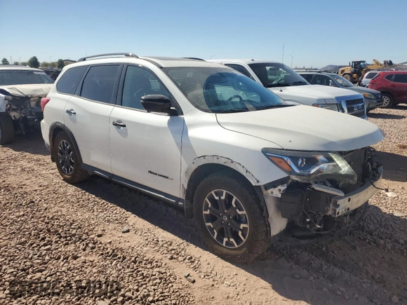 2020 Nissan Pathfinder SL z VIN 5N1DR2CNXLC643271, wystawiony jako Copart lot #43606295 z przebiegiem 35 080 mil mil oraz Szkoda całkowita • Salvage title. Historia ofert i sprzedaży dostępna na DreamBid. Obrazek 4.