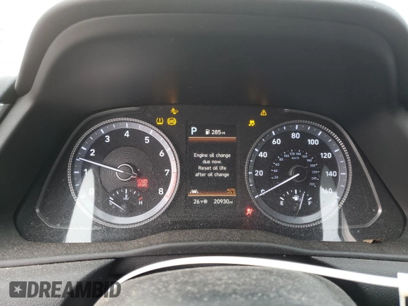2023 Hyundai Sonata SEL with VIN KMHL64JA0PA284997, listed as a Copart auction lot 87647035 with 20,930 mi miles and Salvage Title. Bid and sale history available at DreamBid. Image 9.