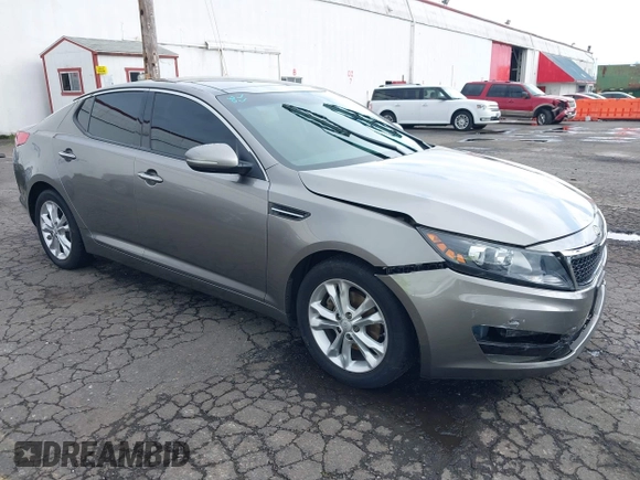 2012 Kia Optima EX with VIN 5XXGN4A76CG022770, listed as a IAAI auction lot 41825939 with 214,445 mi miles. Bid and sale history available at carsss.com. Image 1.