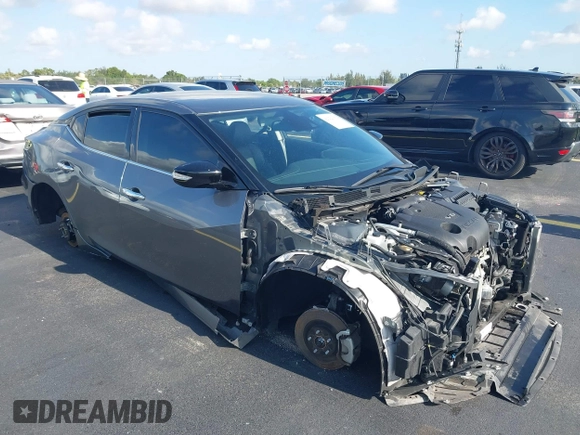 2023 Nissan Maxima SV with VIN 1N4AA6CV7PC508718, listed as a IAAI auction lot 42222172 with 35,802 mi miles and . Bid and sale history available at DreamBid. Image 1.