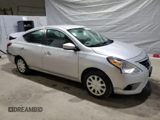 2019 Nissan Versa SV with VIN 3N1CN7AP7KL875992, listed as a Copart auction lot 51019335 with 128,429 mi miles and Salvage title. Bid and sale history available at DreamBid. Image 4.