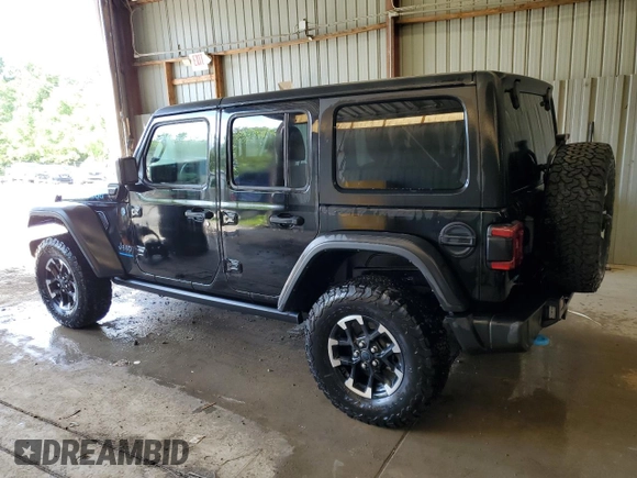 2024 Jeep Wrangler Rubicon with VIN 1C4RJXR67RW269269, listed as a Copart auction lot 65432245 with 25,054 mi miles and Clean title. Bid and sale history available at DreamBid. Image 2.