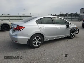 2015 Honda Civic Sedan SE with VIN 19XFB2F72FE040908, listed as a Copart auction lot 48019395 with 98,486 mi miles and Salvage Title. Bid and sale history available at carsss.com. Image 3.