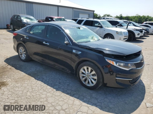 2017 Kia Optima LX with VIN 5XXGT4L36HG123511, listed as a Copart auction lot 58743865 with 120,039 mi miles and Salvage title. Bid and sale history available at DreamBid. Image 4.