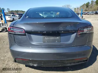 2023 Tesla Model S with VIN 5YJSA1E54PF516907, listed as a Copart auction lot 49372825 with 24,556 mi miles and Salvage Title. Bid and sale history available at carsss.com. Image 6.