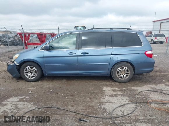 2007 Honda Odyssey EX with VIN 5FNRL384X7B063481, listed as a IAAI auction lot 42352096 with 106,047 mi miles and . Bid and sale history available at DreamBid. Image 14.
