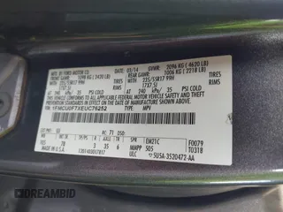 2014 Ford Escape S с VIN 1FMCU0F7XEUC76252, выставлен на аукционе IAAI как лот 42442744 с пробегом 282 329 миль миль и . История ставок и продаж доступна на DreamBid. Изображение 9.
