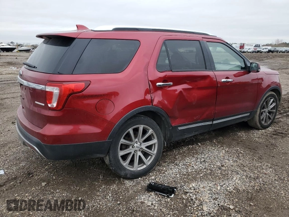 2016 Ford Explorer Limited with VIN 1FM5K7F83GGA79117, listed as a Copart auction lot 45046675 with 143,550 mi miles and Salvage Title. Bid and sale history available at DreamBid. Image 3.