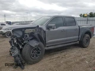 2024 Ford F-150 Raptor with VIN 1FTFW1RJ1RFA50667, listed as a Copart auction lot 59124614 with 1,641 mi miles and Salvage Title. Bid and sale history available at DreamBid. Image 1.