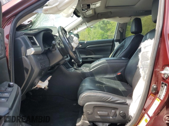 2018 Toyota Highlander Limited with VIN 5TDDZRFH0JS811241, listed as a Copart auction lot 56143515 with Not provided miles and Salvage title. Bid and sale history available at DreamBid. Image 7.