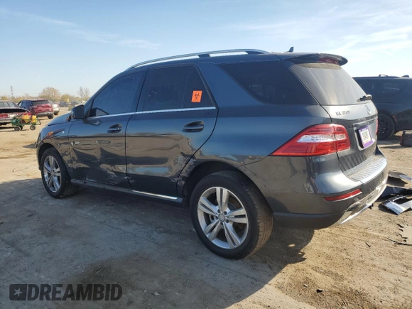 2015 Mercedes-Benz M 350 with VIN 4JGDA5JBXFA585101, listed as a Copart auction lot 75952044 with Not provided miles and Salvage title. Bid and sale history available at DreamBid. Image 2.