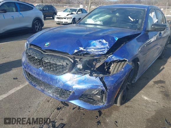 2020 BMW 3 Series M340i xDrive with VIN WBA5U9C04LFH45166, listed as a IAAI auction lot 41326152 with 37,746 mi miles and . Bid and sale history available at DreamBid. Image 6.
