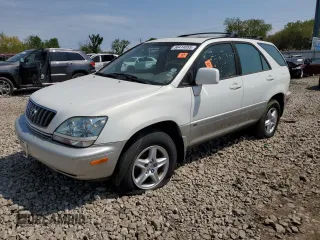 2002 Lexus RX 300 z VIN JTJHF10UX20283503, wystawiony jako Copart lot #56414055 z przebiegiem Nie podano mil oraz Szkoda całkowita • Salvage title. Historia ofert i sprzedaży dostępna na DreamBid. Obrazek 1.