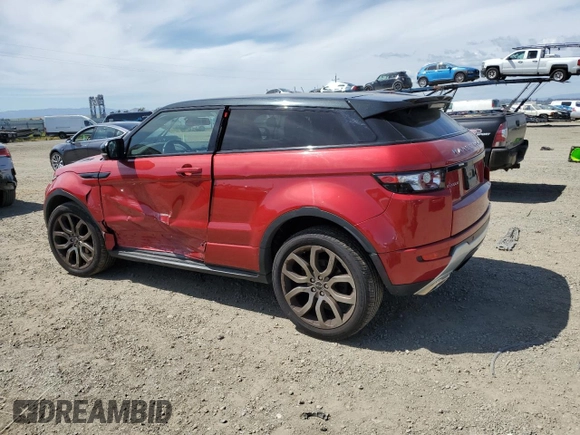 2012 Land Rover Range Rover Evoque Dynamic Premium with VIN SALVT1BG4CH000496, listed as a Copart auction lot 57178375 with 60,247 mi miles and Salvage title. Bid and sale history available at DreamBid. Image 2.