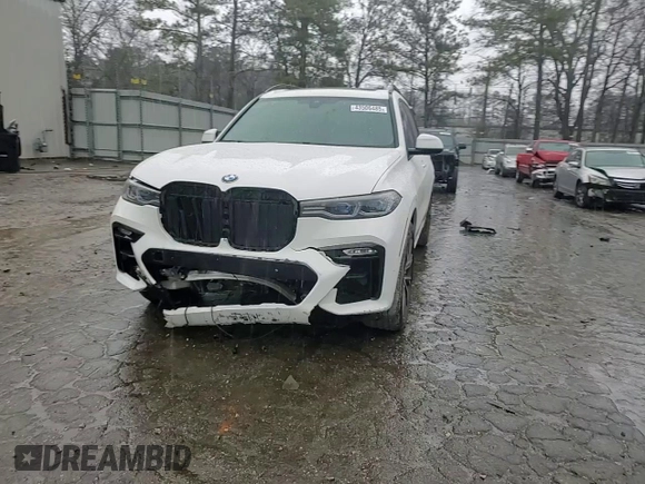 2020 BMW X7 M50i z VIN 5UXCX6C06L9C37391, wystawiony jako Copart lot #43506485 z przebiegiem 79 815 mil mil oraz Szkoda całkowita • Salvage title. Historia ofert i sprzedaży dostępna na DreamBid. Obrazek 15.