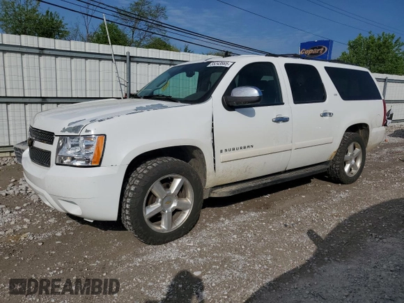 2007 Chevrolet Suburban LTZ with VIN 1GNFK16377J298439, listed as a Copart auction lot 55243665 with 270,387 mi miles and Salvage title. Bid and sale history available at DreamBid. Image 1.