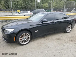 2013 BMW 7 Series 750i xDrive with VIN WBAYB6C54DD223693, listed as a Copart auction lot 70584224 with 108,342 mi miles and Salvage Title. Bid and sale history available at carsss.com. Image 1.