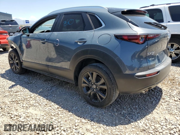 2023 Mazda CX-30 S Carbon Edition z VIN 3MVDMBCM2PM524384, wystawiony jako Copart lot #62699155 z przebiegiem 25 765 mil mil oraz Szkoda całkowita • Salvage title. Historia ofert i sprzedaży dostępna na DreamBid. Obrazek 2.