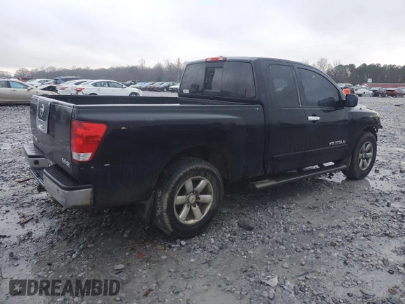 2010 Nissan Titan SE with VIN 1N6AA0CA4AN325984, listed as a Copart auction lot 48220805 with 191,926 mi miles and Salvage Title. Bid and sale history available at carsss.com. Image 3.